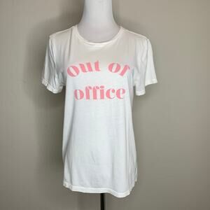 bando OUT OF OFFICE Graphic T Shirt Sz XS